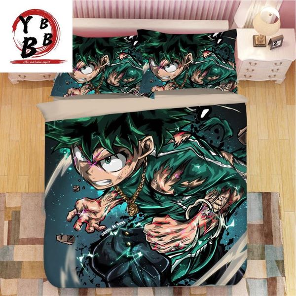 

bedding sets 3d anime fashion twin  king duvet cover pillowcase single double bedclothes terrorist quilt