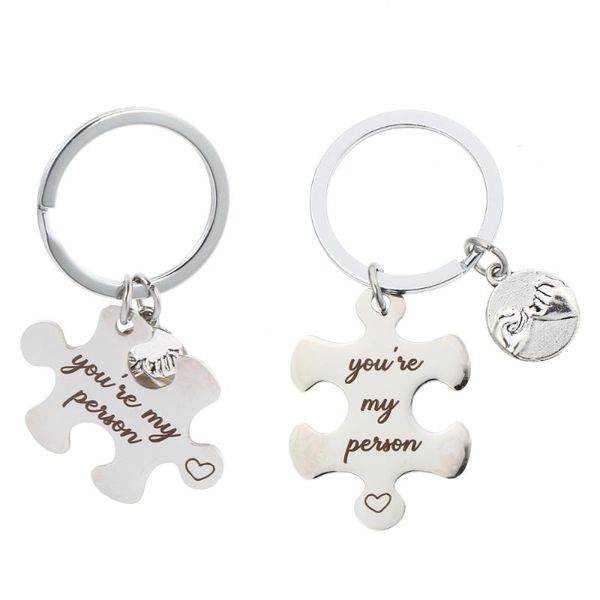 

party favor 2pcs car key rings creative valentine's day decors pendants