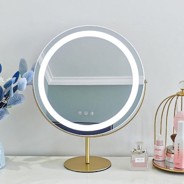 

mirrors 360Â°rotating smart led makeup mirror with good light effect desklamp