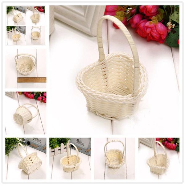 

storage baskets mini plastic weaving fruit basket rattan cosmetics cloth vegetables sundries decoration tea picnic tools
