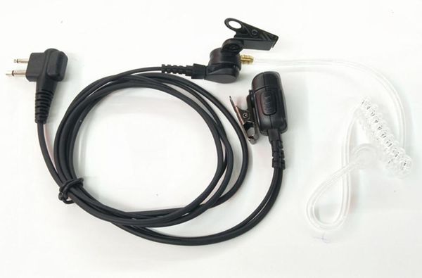 

walkie talkie lot 2 pin pmic earpiece noise reduction covert acoustic tube for motorola gp68 gp88 hyt