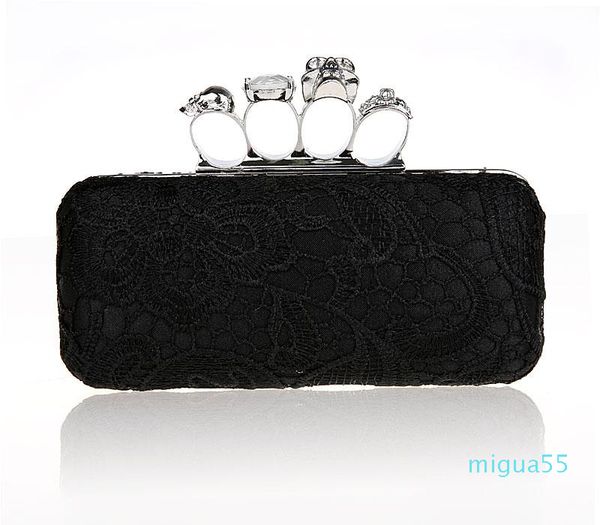 Tasche für Party Day Kupplungen Knuckle Boxed Crystal Clutch Bag für Hochzeiten