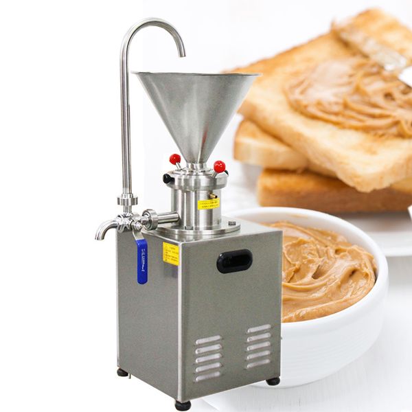 Ticari Kolloid Değirmen Fıstık Tereyağı Makinesi Makinesi Somun Tereyağı Öğütücü Paslanmaz Çelik Susam Tereyağı Taşlama Makinesi