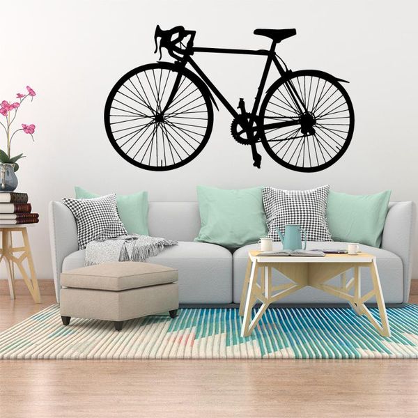 Adesivi murali Fun Bicycle Modern Fashion Sticker Soggiorno Camera da letto Murale Personalizzato