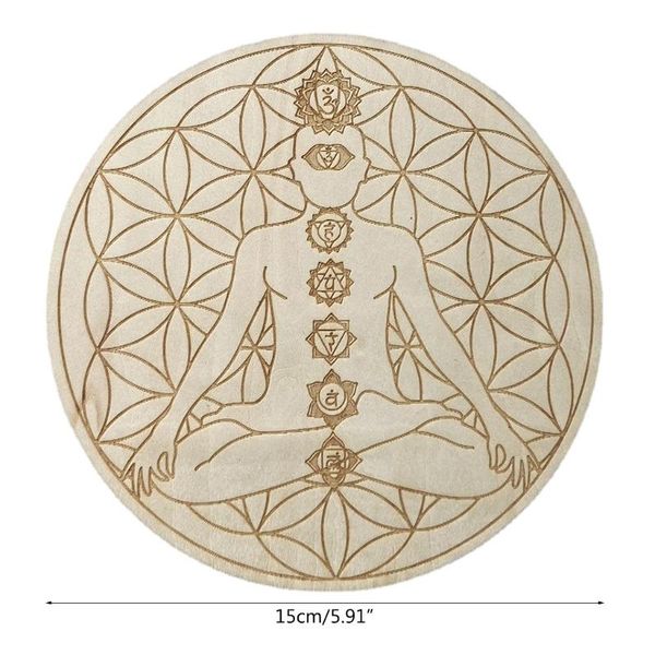 

mats & pads energy seven chakras astrology decor placemat healing meditation board