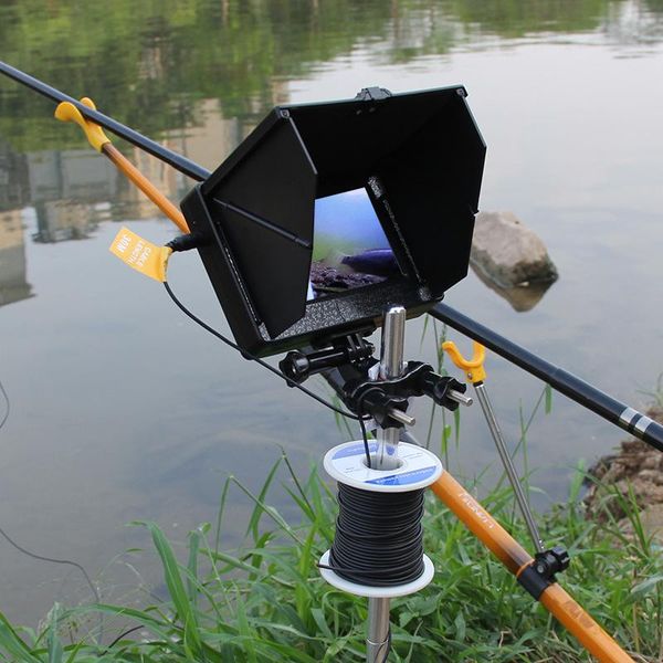 

fish finder anchor fishing rod visual underwater fishfinder night vision sensor 3.5/5 inch waterproof monitor