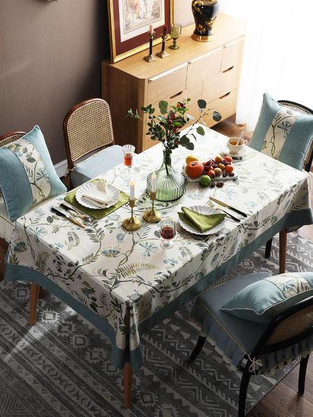 

table cloth cotton chinese household rectangular tea