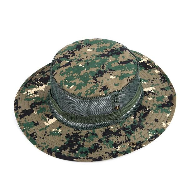 

sports camping mountaineering jungle cap outdoor hunting men camouflage hat fishing safari sunshade 2pcs hats, Black;white