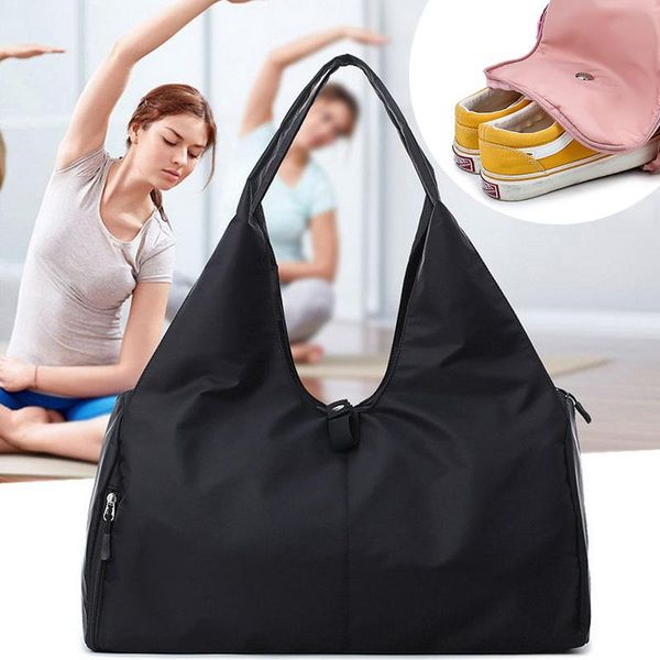 

waterproof multi-layered gym shoulder bag,dry wet separate workout yoga bag,travel shoulderstorage bag,large capacity shoes bag outdoor bags