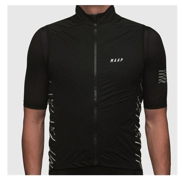

racing sets maap-selling summer, spring and autumn thin section breathable bicycle windproof vest lightweight professional cycling jersey, Black;blue