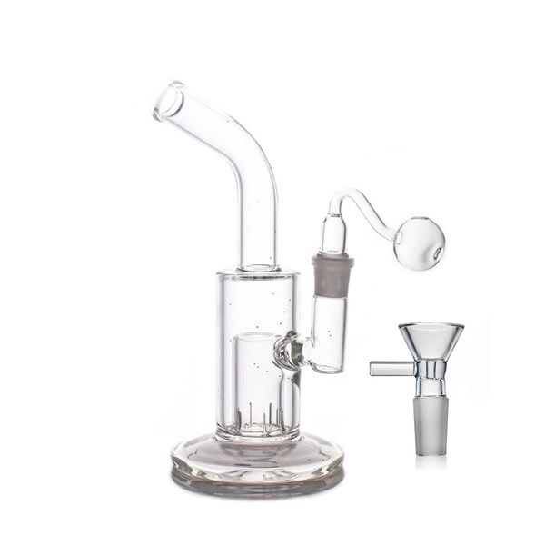 Abóbada PERC espessa vidro bong roda filtro de vidro de vidro de vidro Dab equipamentos bongs birdcage percolator splash guarda tubos de água