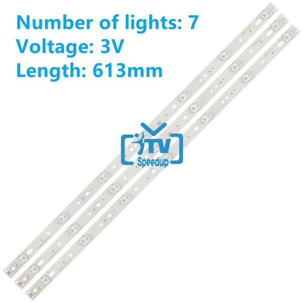 

bar lights 15 pcs 100% 7 lamps for aoc le32s5970