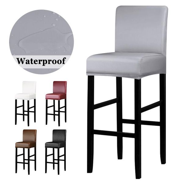 

small size chair cover waterproof short back covers stretch seat slipcover removable for banquet home el dining