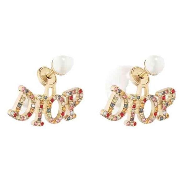 

earrings new pearl 925 silver needle color brilliant diamonds