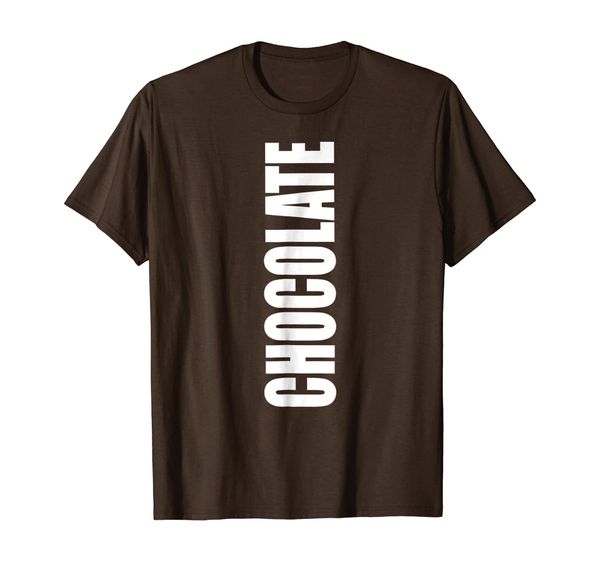 

Become a Chocolate Bar Costume Shirt, White;black
