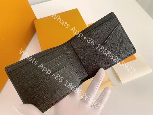 

wallets 2021 fashion luxury wallet leather printed folding coin purse card case, Red;black