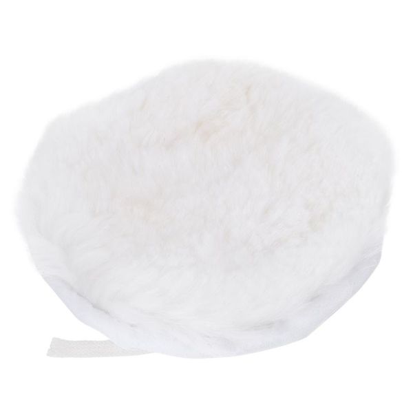

care products 1 pc grinding pad polishing fold-able waxing cushion with edging (white)