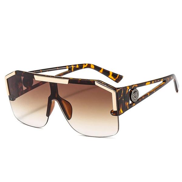 

women's one-piece lens sunglasses trend sports men driving uv400, White;black