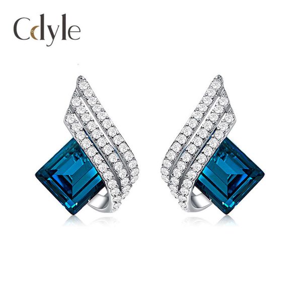 

sidel s925 pure silver earrings for women, Black