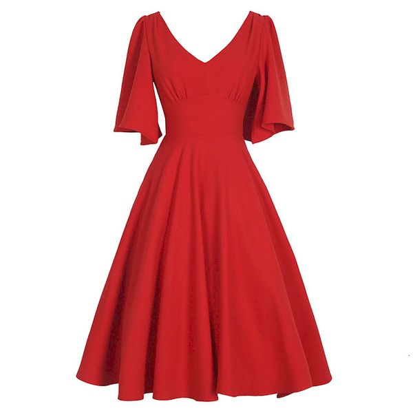

dresses v-neck open back waist dress, Black;gray