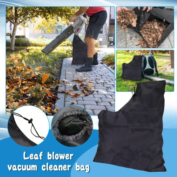 

storage bags garden outdoor leaf blower polyester dust collection lawn shredder easy clean replacement parts solid yard vacuum bag