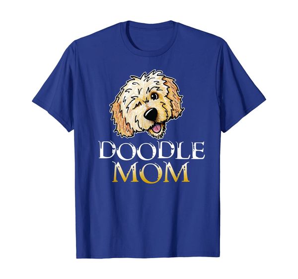 

doodle mom shirt cute golden lover gift tee for women, White;black
