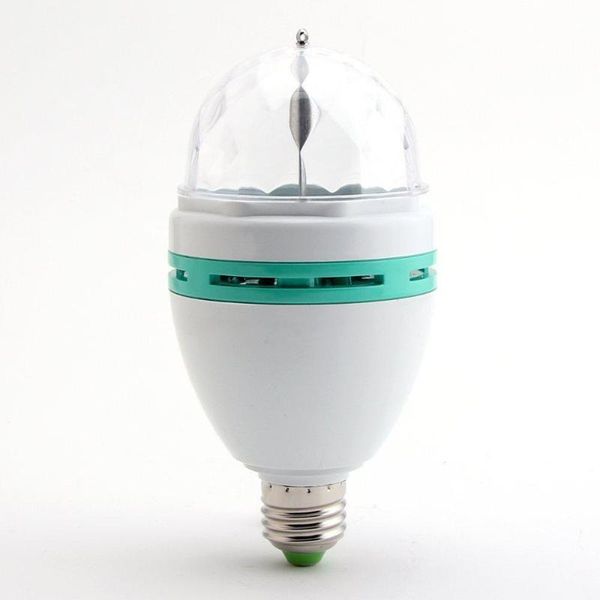 

effects mini e27 3w colorful auto rotating rgb led bulb stage light effect party lamp disco for home decoration lighting lamps