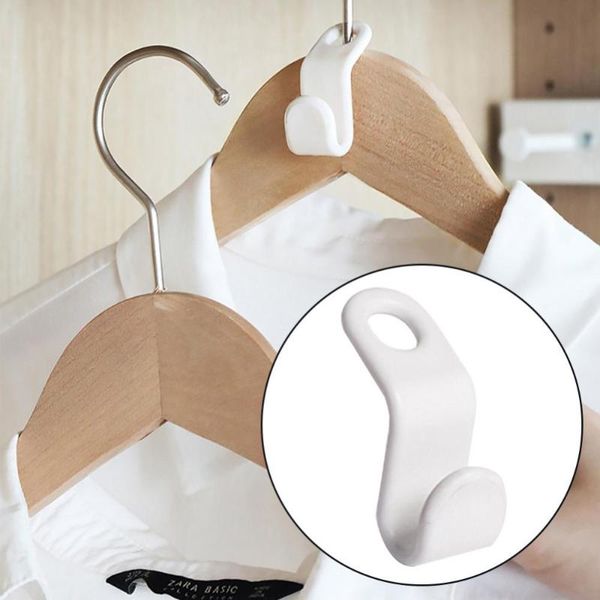 

hangers & racks 12pcs mini clothes hanger connector cascading hook wardrobe closet organizer
