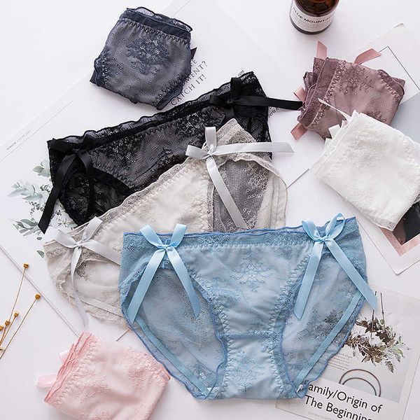 

briefs panties all lace beautiful bow women's, Black;white