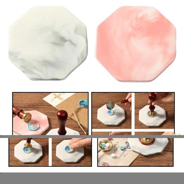 

greeting cards wax seal stamp demoulding plate pad coasters kit for beads