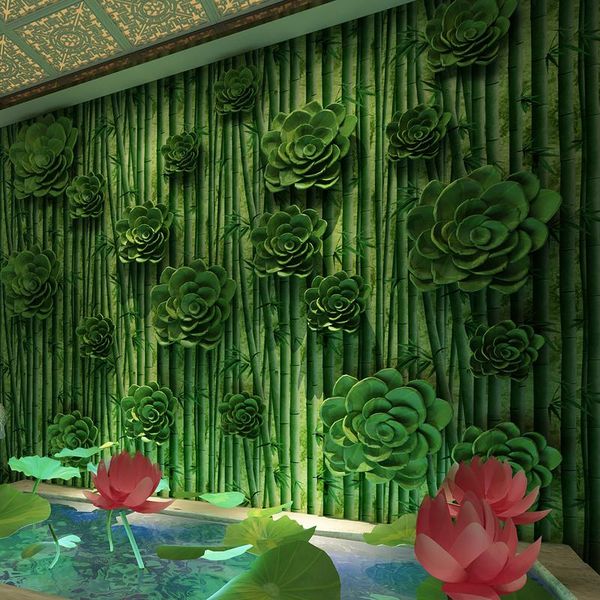 

wallpapers wallpapers,waterproof chinese 3d bamboo vitnage pvc wallpaper for dining room restaurant living wall decals
