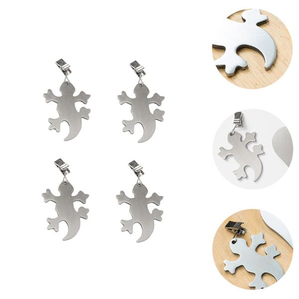 

table cloth 4pcs tablecloth weights stainless steel pendants with clips for party