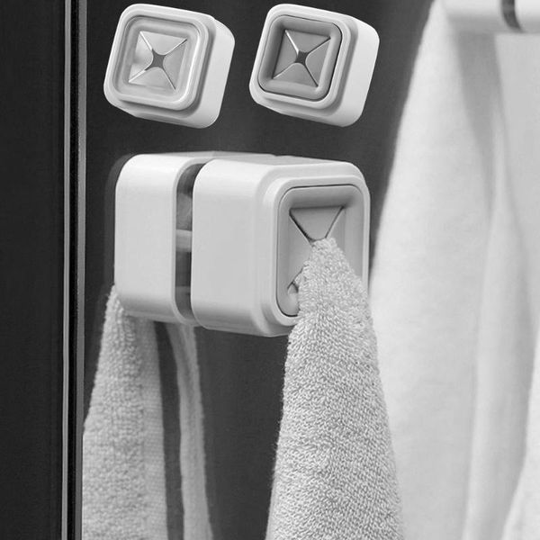 

hooks & rails wall organizer rack towel dishcloth hand bathroom kitchen holder hang tools punch-wash cloth rag clip creative storage