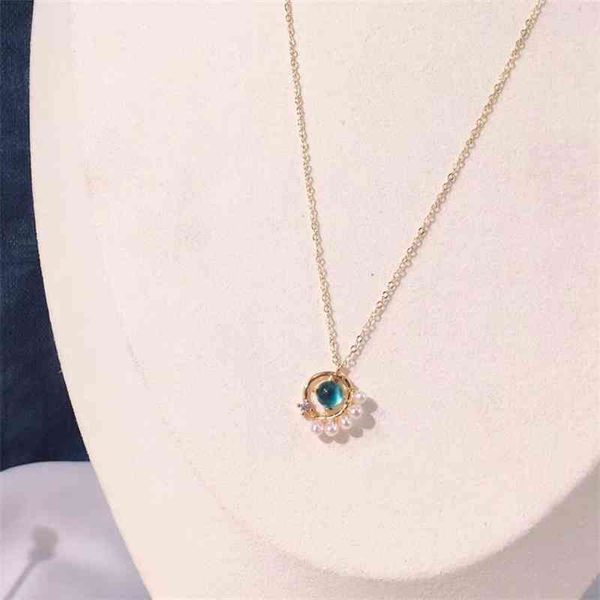 

butterfly's hand woven star 14k gold wrapped 3-4 pearl necklace syjs47o47fe, Black