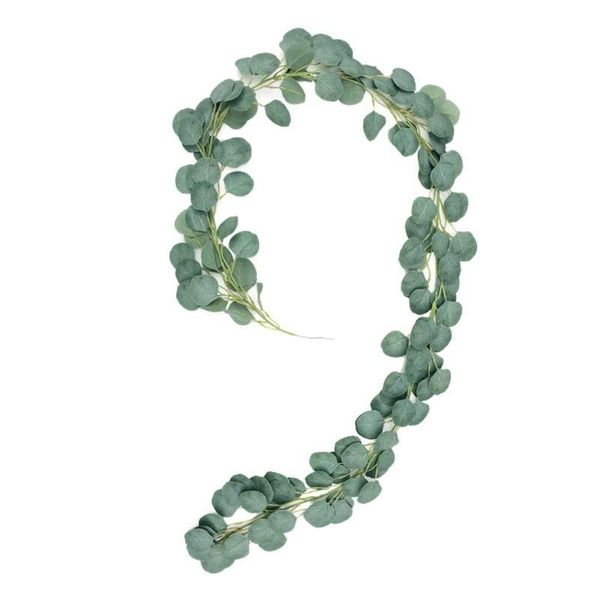 

decorative flowers & wreaths simulation plant artificial green leaf garland vine fake foliage home garden leaves decor rattan string grass d