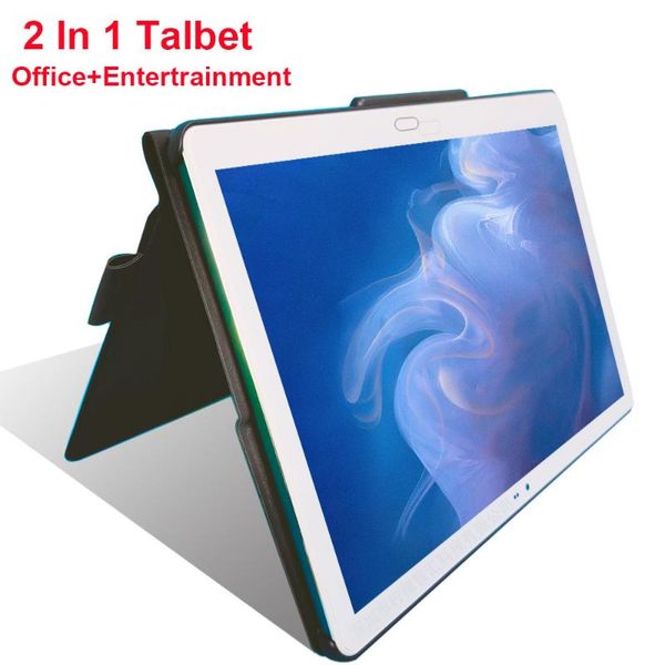 

upgraded mpadx 10.5 inch fhd android 2 in 1 tablet pc helio mt7697 deca core 4g lte phone office with keyboard 13mp gps