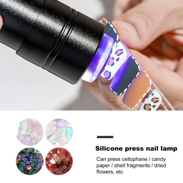 

nail dryers art light quick-drying lightweight silicone hand-held uv lamp for girl