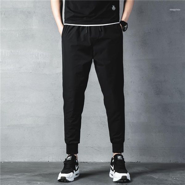 

men's pants sport men running sweatpants pockets training and joggings track fitness for pantalones hombre1, Black