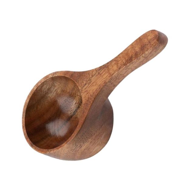 

spoons 1 pc coffee scoop practical wooden spoon simple measuring tool (coffee)