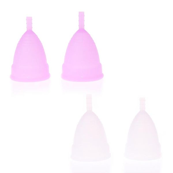 

soft reusable silicone health menstrual period cup for women size l/s nose clip