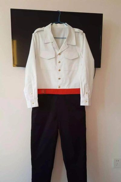 

men's pants 2021 men clothing hair stylist fashion catwalk conjoined clothes jumpsuit overalls plus size singer costumes 27-44, Black