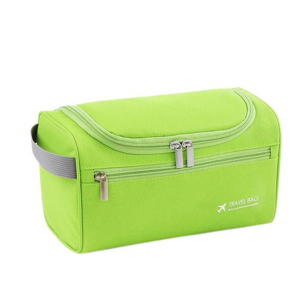 

waterproof hanging cosmetic bag men's business storage ladies organizer travel wash bath kit(green) bags & cases