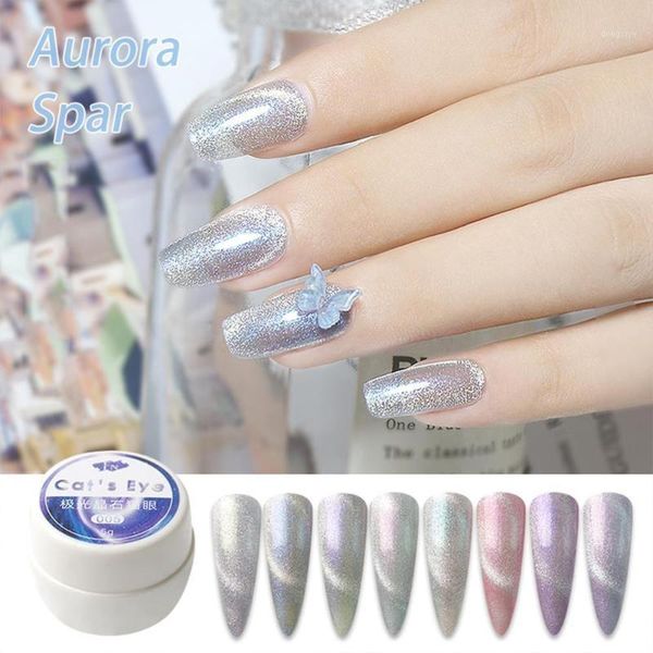 

magnetic gel nail polish shining cat eye long lasting uv soak off base coat1