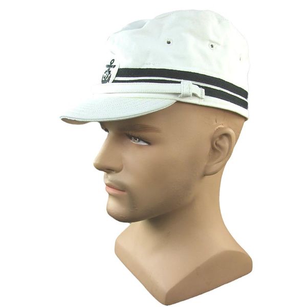 

wide brim hats imperial japanese navy ijn field cap white cotton, Blue;gray
