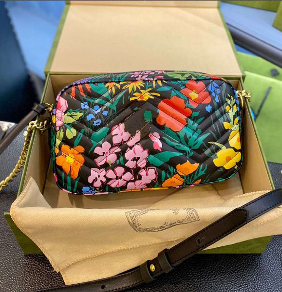 

fashion msenger bags with colorful floral print digner chain trendy temperament women's shoulder wf2103052