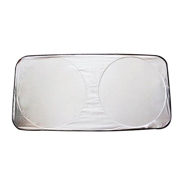 

universal big auto car vehicles front window windshield folding visor reflective uv sunshade heat block cover