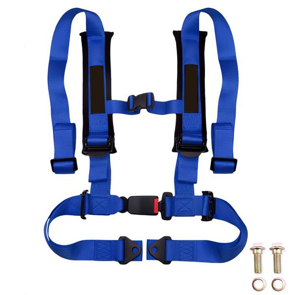 

safety belts & accessories 2 inch universal 4 point bolt mounting racing seat belt harness high grade strap nylon quick release seatbelts