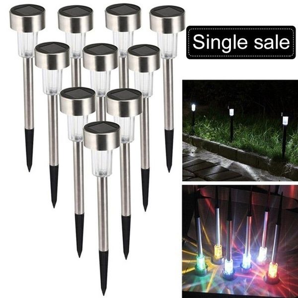 

lawn lamps solar light stainless steel outdoor led garden spot lamp ip65 waterproof decorative landscape