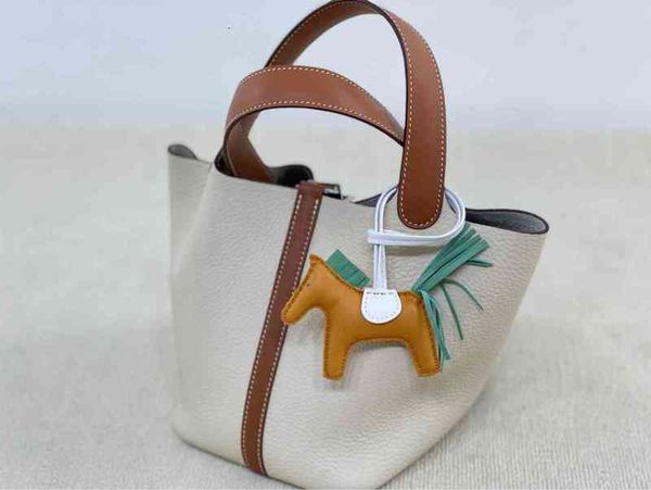

luxury h bags 2023 designer picotins lock matching vegetable women's color contrast bucket handle bag milkshake cabbage basketbirkinsdr