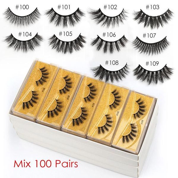 

eyelashes bulk 20/30/40/50 wholesale mink lashes make up false natural lashes1